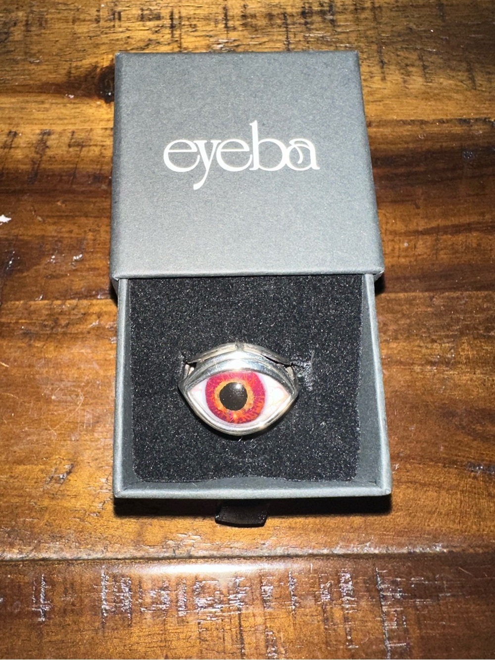 Eyeba Skeleton Prothestic Eye Ring